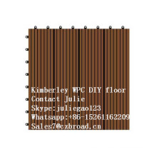 300*300*22mm Made in China Parquet Flooring, Composite DIY Decking